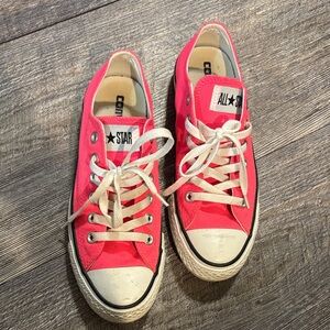 Converse All Star Hot Pink Canvas Shoes